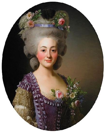 Alexandre Roslin Portrait of Countess de Baviere Grosberg Sweden oil painting art